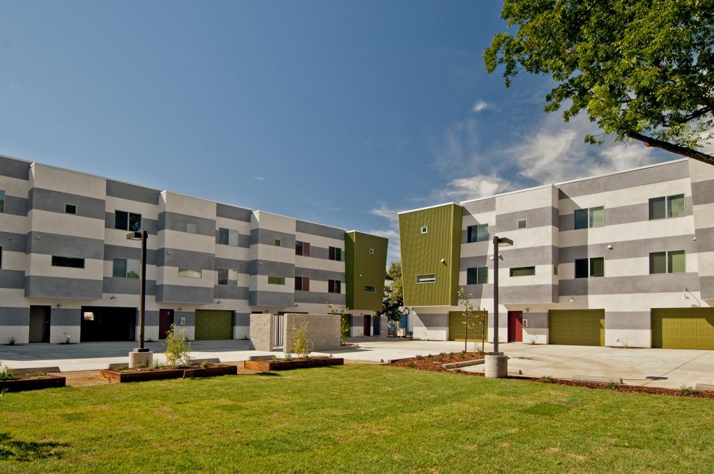 Rear View of Apartments