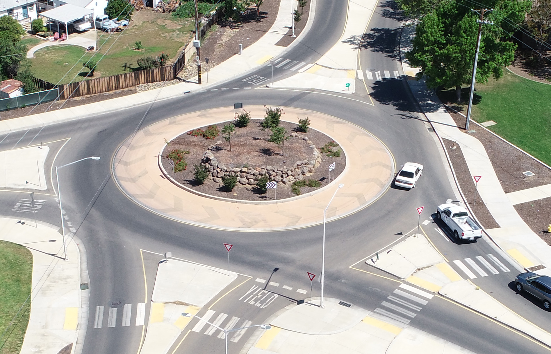 Tablemountain roundabout closeup